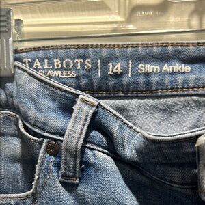Talbots Women's Blue Slim Ankle Jeans